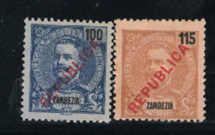 Zambezia 101,102   Mint 1898-1903 PD