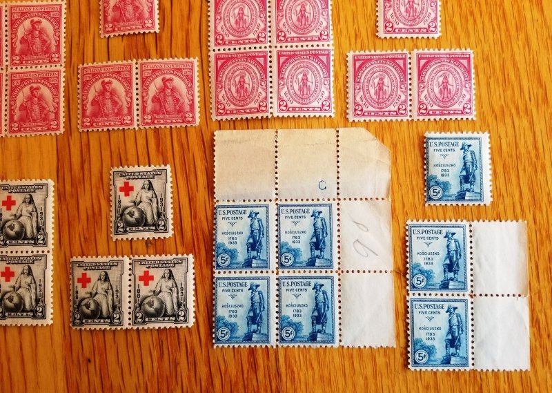 23 Sets of Commemoratives Blks/4 & Pr. & Sig. for each(NL03