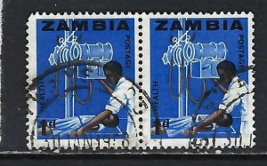 ZAMBIA 5 VFU PAIR Z7-50-1