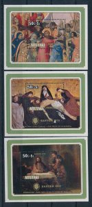 [116618] Aitutaki 1978 Christmas Art paintings Souvenir Sheets MNH