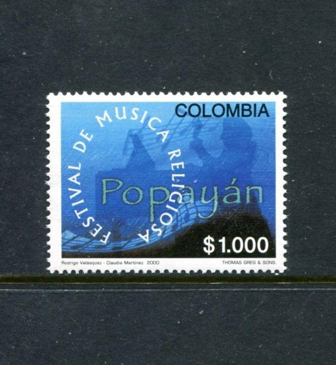 Colombia 1170, MNH, Music Festival 2000. x23435