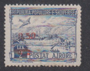 Albania - 1952 - SC C60 - Used - Tiny tear bottom