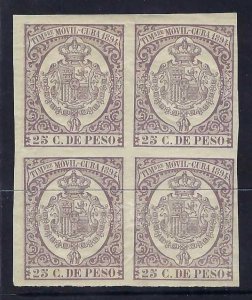 CUBA TIMBRE MOVIL BLOCK OF 4 MNH R4-1192-2