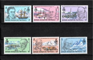 British Antarctic Territory 1980 MNH Sc 76-81