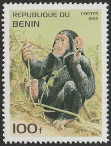 Benin #776 1995 100f Chimpanzee MNH-XF.