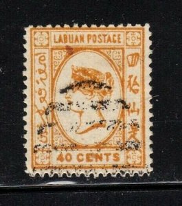 Labuan stamp #39, used,  CV $45.00
