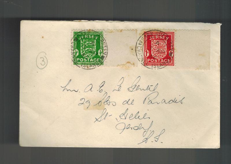 1946 Sark England Channel Islands Occupation Stamps on Cover Post war usage