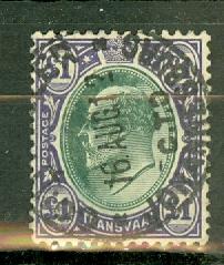 Transvaal 280 used CV $40