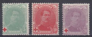 Belgium Scott B25-7  Counterfeits Mint - 1914 Semi-Postal Issue