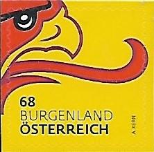 Austria - # 2649 - Eagle's Head - Burgenland - 68ct Bklt.stamp - MNH