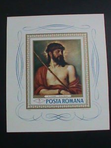 ​ROMANIA STAMP-1969-SC#2093 FAMOUS PAINTING-BY HANS VON AACHEN  MNH S/S SHEET