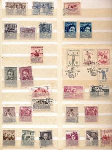 Czechoslovakia 1951/52  M&U Blocks Sheets (Appx 100+Items) (Ref DD543