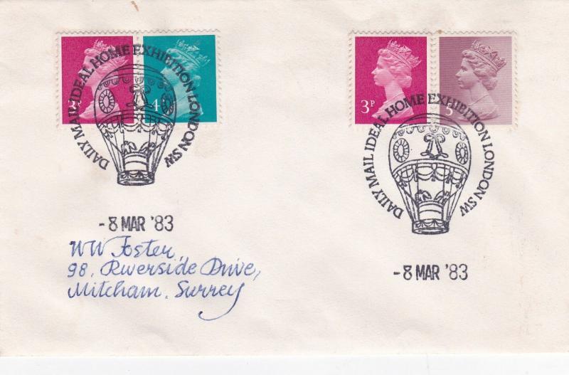 GB 1983 Ideal Home Exhibition Special Cancel Cover VGC