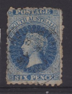 South Australia Sc#69 Bright Blue Used Perf 10x11.5