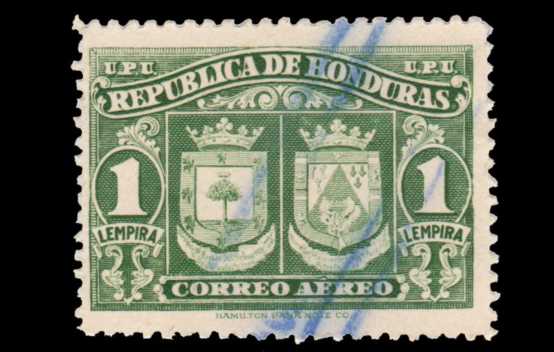 HONDURAS AIRMAIL STAMP 1946. SCOTT: C161. USED.