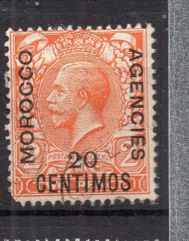 Morocco Agencies GV Early Issue Fine Used 20c. Surcharged Optd NW-14161