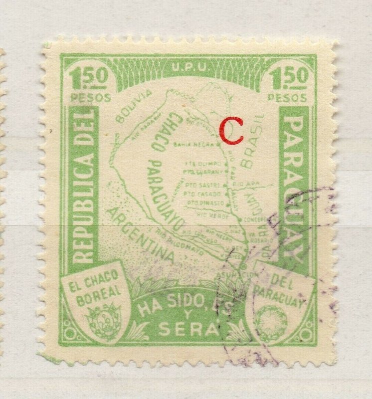 Paraguay 1932 Early Issue Fine Used 1.50P. C Optd NW-175941