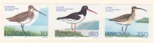 Faroe Islands 28-30 MNH 1977 Local Birds Full Set Very FIne