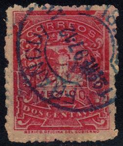 Mexico #258 Letter Carrier, used (1.25)