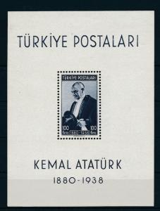 [18382] Turkey Türkei Türkiye 1939 Kemal Atatürk Sovenir Sheet MNH VF