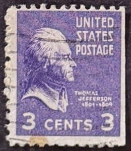 US stamp #807 used