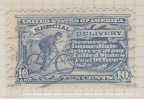 U.S. Scott #E9 Special Delivery Stamp - Used Single