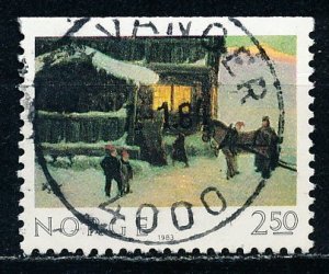 Norway #832 Single Used