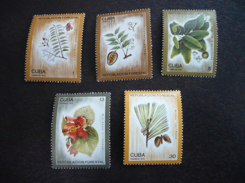 Stamps - Cuba - Scott# 1990-1994 - Mint Hinged Set of 5 Stamps