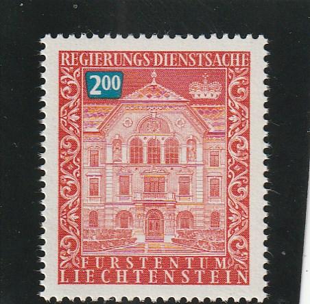 Liechtenstein  Scott#  O70  MNH