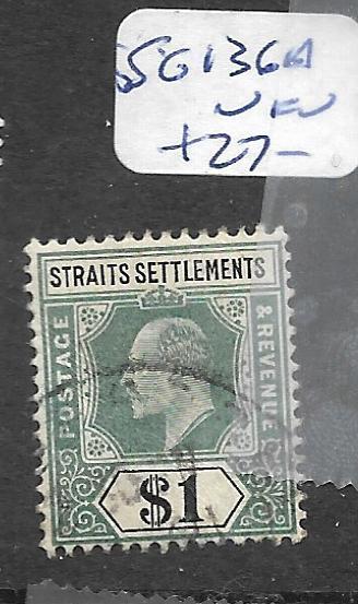 MALAYA STRAITS SETTLEMENTS    (P1601B) KE $1.00  SG 136A  VFU