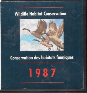 Canada Just Fun Covers #FWH3 MNH 1987 Wildlife Conservation Booklet (my2923)