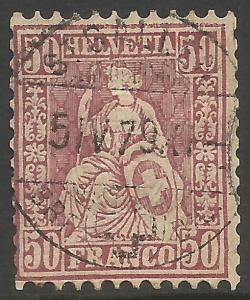 SWITZERLAND 59 VFU Z5799-4