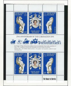 Falkland Islands souvenir sheet MNH sc 275