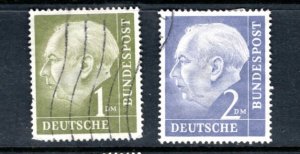 GERMANY    719-720 President Theodor Heuss