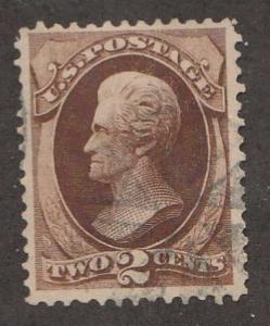 U.S. Scott #157 Jackson Stamp - Used Single
