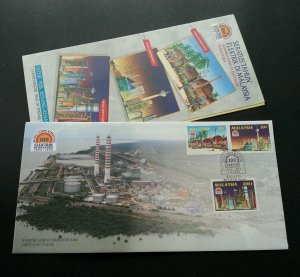 Malaysia 100 Years Of Electricity 1994 Energy Power Electric City (stamp FDC)