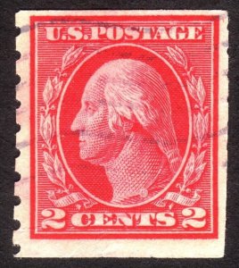 1912 US, 2c, Washington, Used, Sc 413