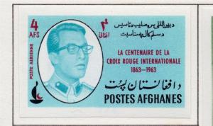 Afghanistan 1963 Red Crescent Issue Fine Mint Hinged 4afs. 215009