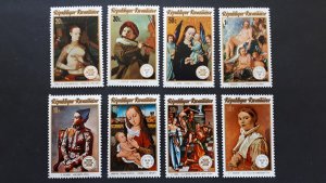 Rwanda 1974. Paintings Int Stamp Exibition ** MNH Full set Mi 641-648