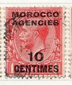 Morocco Agencies 1930s Early Issue Fine Used 10c. Surcharged 205796