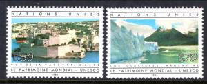 UN Geneva 124-125 MNH VF