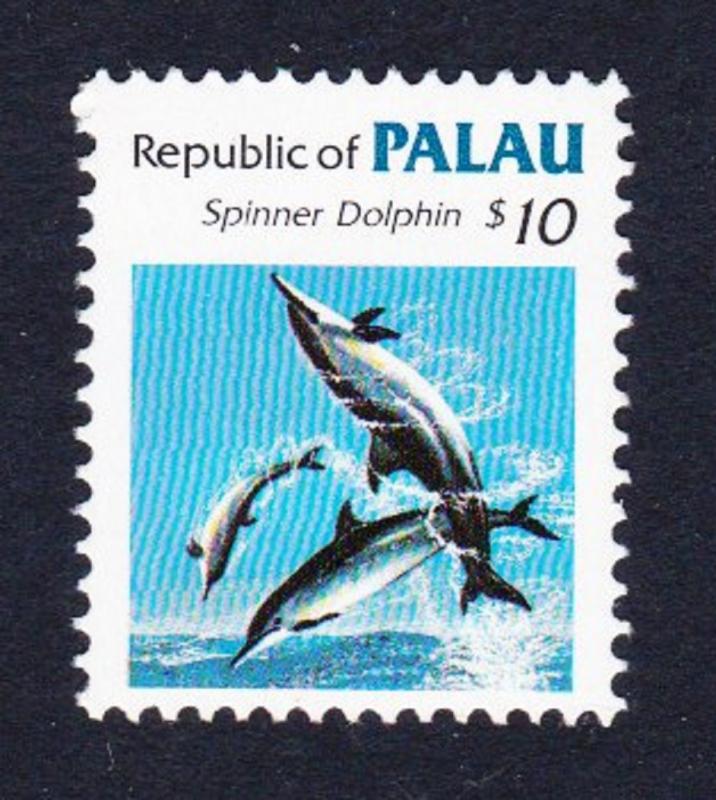 Palau Spinner Dolphin Marine Life $10 SG#24 SC#85 CV£20+