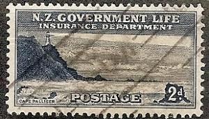 NEW ZEALAND OY31 USED 1947 2p Lighthouse