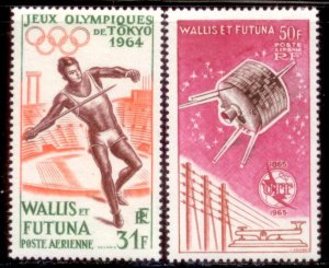 Wallis and Futuna 1964-5 SC# C19-20 MNH-OG E48