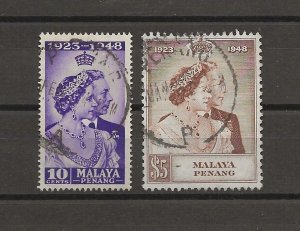 MALAYA/PENANG 1948 SG 1/2 USED Cat £38.20