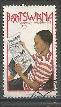 BOTSWANA, 1981, used 20t, Literacy Scott 279