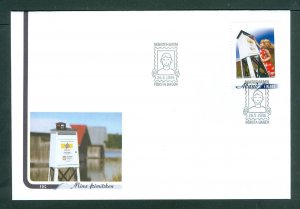 Aland. 2006 FDC. Mailbox, Girl, My Stamps, Sc.# 249