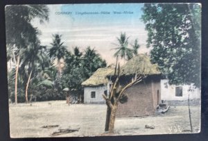 1912 Lome German Togo Picture Postcard Cover To Germany Village View