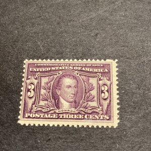 Scott#325 Monroe-1904-Mint NH OG-US