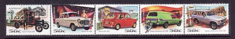 Australia-Sc#2552b-unused NH set-Cars & Trucks-2006-